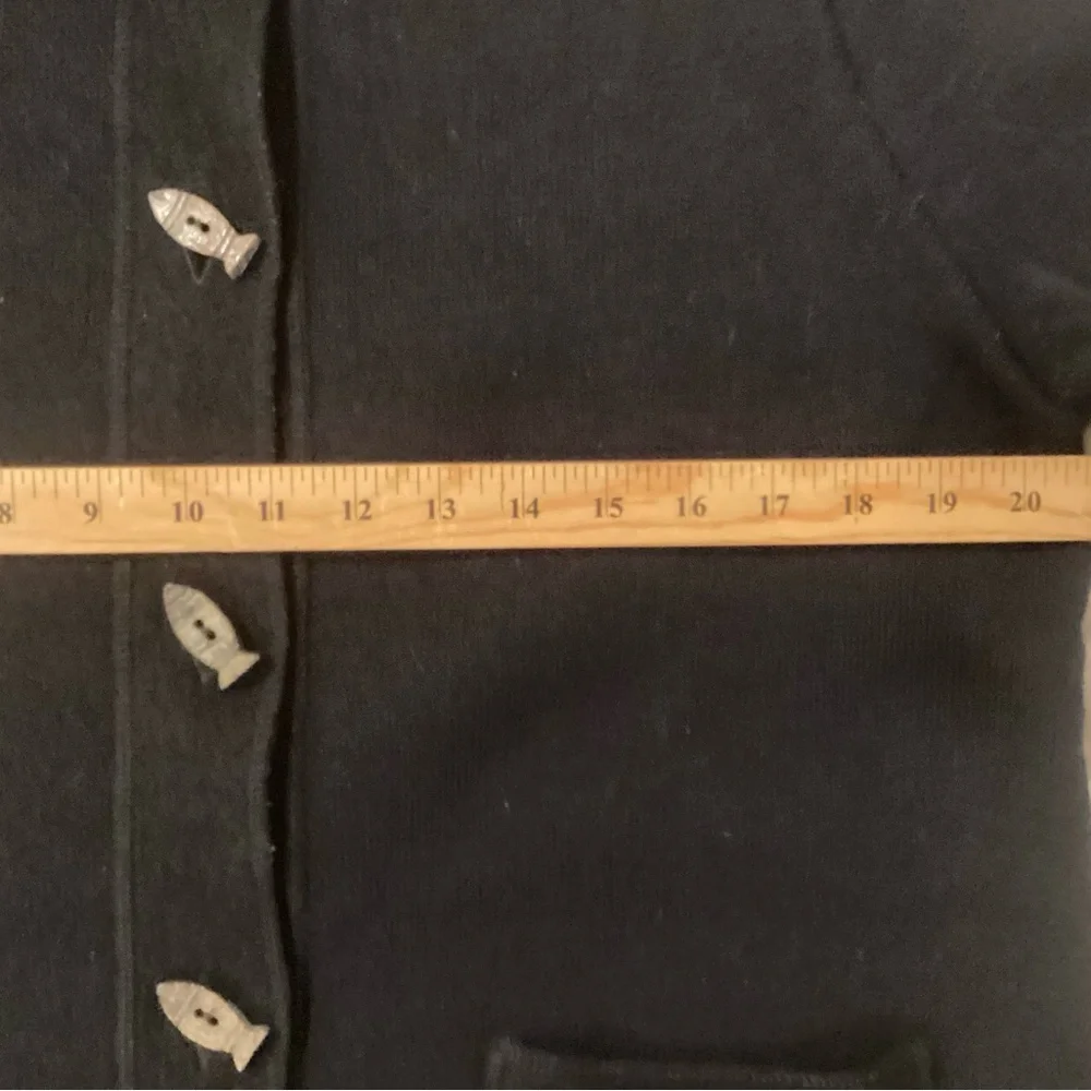 Saint James Classic Navy Sailor’s Cardigan - Picture 3 of 7